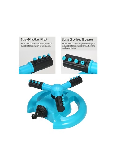 Cbtx Otomatik 360° Dönen 3 Kollu Ayarlanabilir Bahçe Sulama Sistemi