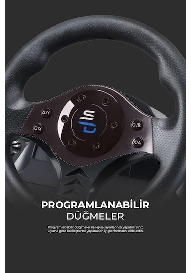Subsonic Gs-750 Ps3/ps4/pc/xboxone/xbox360 Oyun Direksiyon Seti