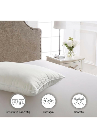 Othello 3 Adet Mıcra Soft Terletmeyen Hava Alan Rahat Yastık 50x70 Cm 769491758967