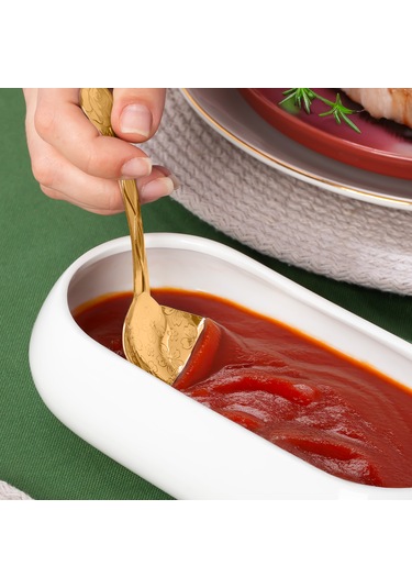 Porsima 5217 Metal Gold Sos Kaşığı Kepçe 13cm