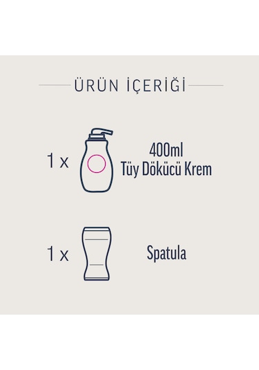 Veet Professional Tüm Ciltler için Tüy Dökücü Krem 400 ML