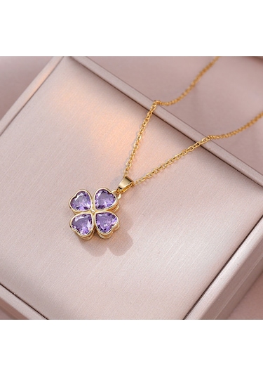 Bayan Kolye: Moda Estetiği Titanyum Çelik Kolye No.118 Çok REnkli