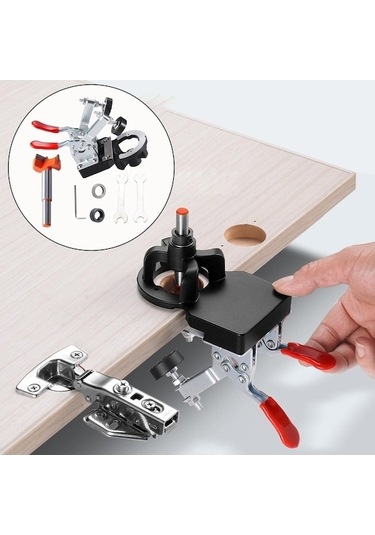 Tongxida 35mm Açık Ev Marangoz Için Menteşe Deliği Bulucu Jig