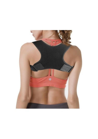 Unisex Siyah Sırtlık Posturex Dik Duruş Korsesi