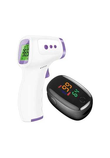 Dijital Kızılötesi Alın Termometresi Ateş Temassız Klinik Elektronik Tıbbi Bebek Temassız Sıcaklık Ölçer Yetişkin Orange