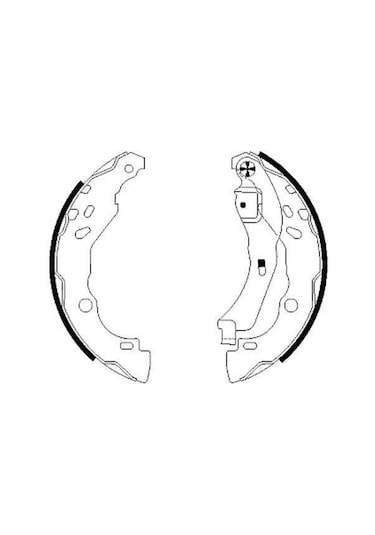 Nissan Micra Arka Fren Balatasi 2010-2017 7701207178 Fsb642 1.2