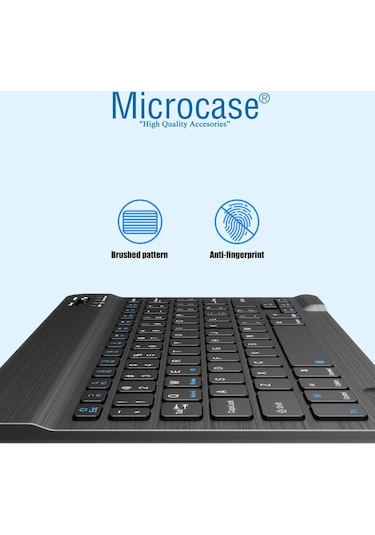 MediaPad Uyumlu T5 10.1'' 2in1 Set Standlı Silikon Kılıf + Klavye AL8107