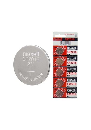 Maxell Cr2016 3 Volt Lityum Para Pil 5li Paket