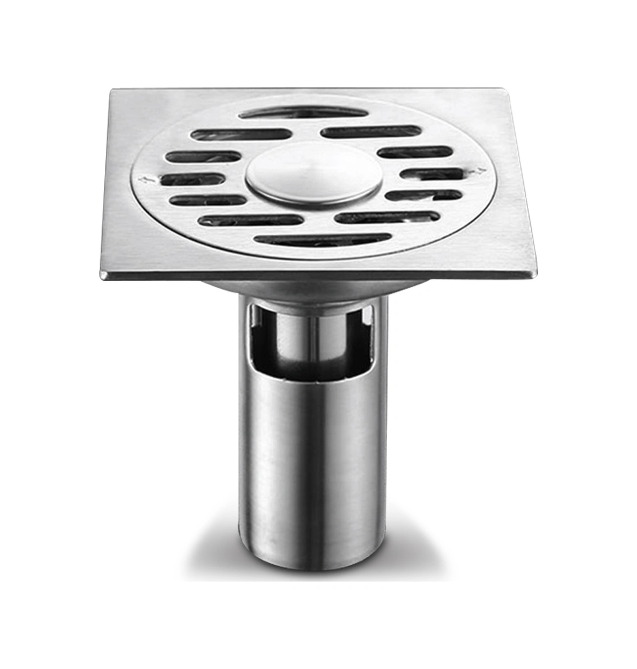 Yunboo 304 Paslanmaz Çelik Banyo/çamaşır Makinesi Kullanıma Uygun Koku Engelleme Derin Su Sigortalı Su Tüpü - Gümüş Diğer