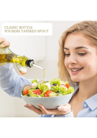 Fortunelane Paslanmaz Çelik Sütunluk, Akışkan Dağıtıcı, Akıllı Tapağı, 30mm Dış Çap, Gümüş-siyah Gümüş - Siyah