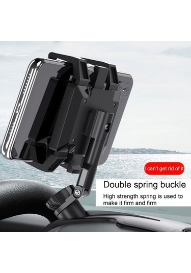 Voguecode Araç Telefonu Tutucu Araç Dashd Dikiz Aynası Hava Çıkışı Döner Braket Siyah Yok Havalandırma Gzp9ıh