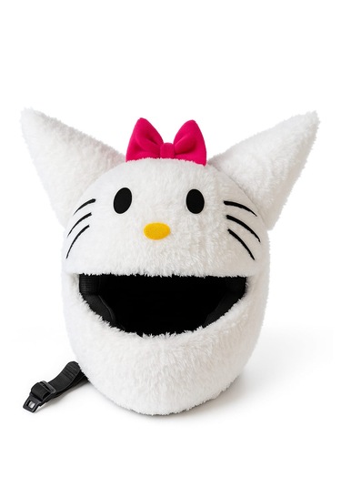 Hello Kitty Peluş Kask Kılıfı