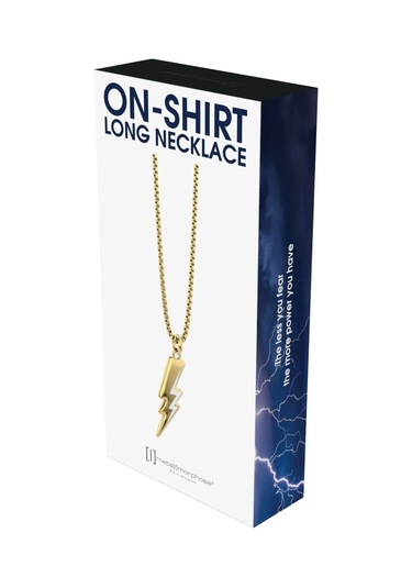 Metalmorphose Şimşek Kolye Altın - Gümüş