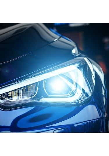 12V H4 Beyaz Işık Ampul Wolfram Sky Blue 5500K Takım - 2 Adet