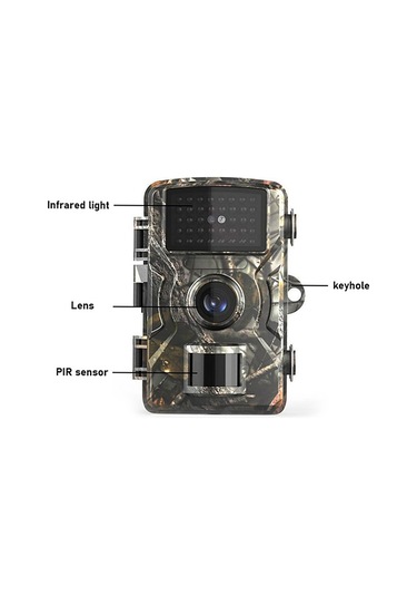 Teltree Yüksek Hassasiyetli Kızılötesi Vahşi Yaşam Kamerası - 16mp Fotoğraf & 1080p Video Çok Renkli