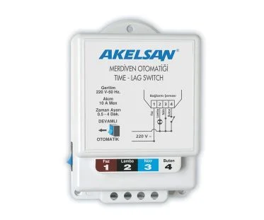Akelsan Merdiven Otomatiği Anahtarlı 2000w-10a