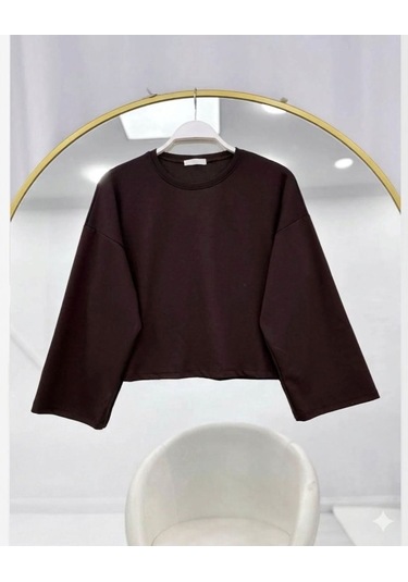 Lovie Moda Basic Oysho Bluz Kahverengi
