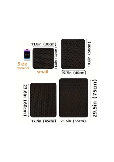 Maxaccess Pembe 45x60 Cm Su Geçirmez Çift Katmanlı Kedi Kumu Pedi İle Evinizi Temiz Tutun