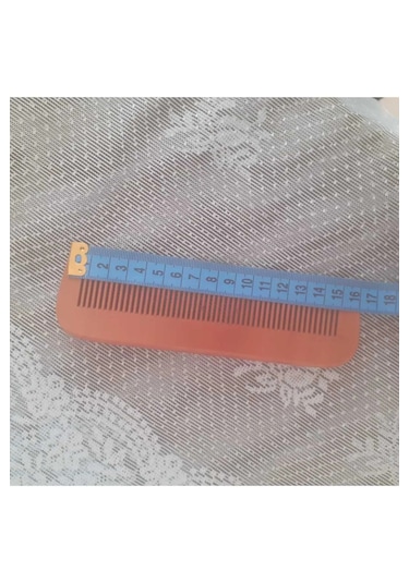 Doğal Bambu Ahşap Tarak Düz Model