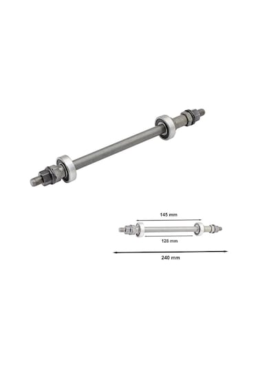Umt Arka Mil Fat Bıke Rulmanlı 240 Mm Mıl-901