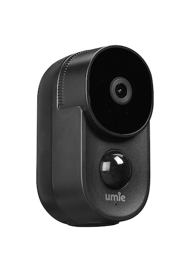 Umie UM-BK21 İki Yönlü TF Kart 6700 Bataryalı Kablosuz Tuya Destekli 1080P Full HD Akıllı IP Kamera Siyah
