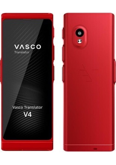 Vasco V4 Dil Tercüman Cihazı Yakut Kırmızı