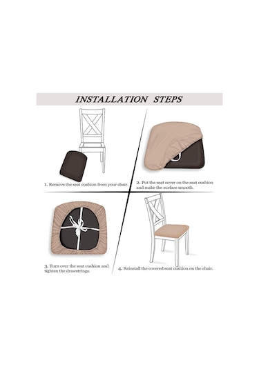 Gri Polar Polar Sandalye Minder Örtüsü Streç Ucuz Yemek Minderi Koltuk Kılıfı Arkalığı Olmadan Koruyucu Mutfak Sandalyeleri Otel Ev