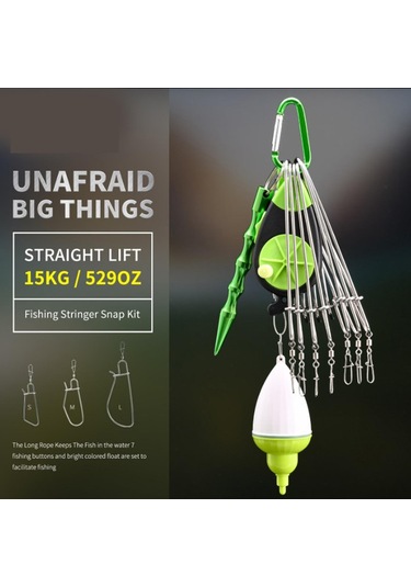 Suntek Balıkçılık Stringer Taşınabilir 7 Paslanmaz Büyük