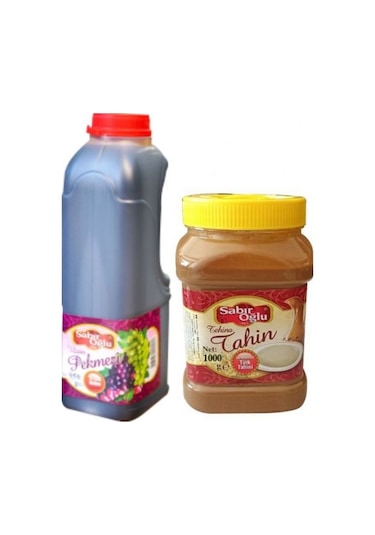 Sabıroğlu Bozkır Tahini 1 KG + Pekmez Üzüm Pekmezi 950 G
