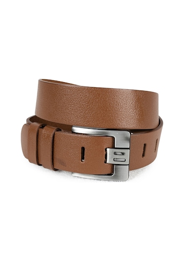 Deepsea Erkek Taba Kalın Dilli 4,5 Cm Deri Spor Kemer 1801312 False