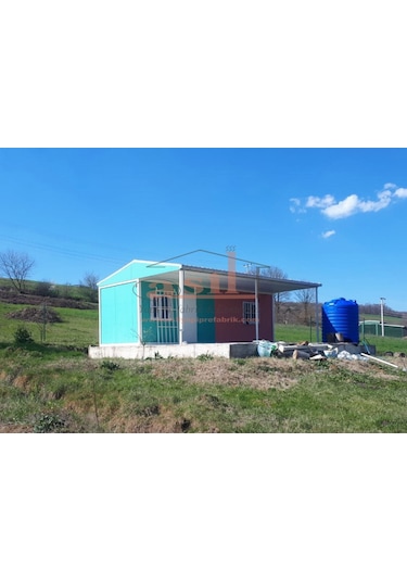 21 M² 1+1 Çatı+Verandalı Dış Cephe Betopanlı Konut Konteyner