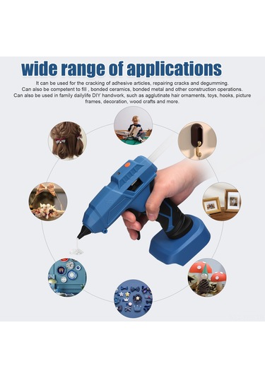 Fosenze Kablosuz 40w Li-ıon Yapıştırıcı Tabanca - Dıy El İşleri Ve Tamir İçin Pratik Çözüm