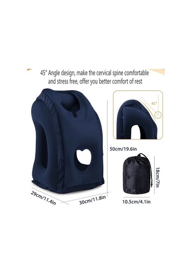 Trendooze Sunshine022 Gri Seyahat Yastığı Uçak Ofis Araç Kamp Gri