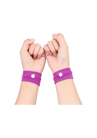 Bir Boyut-1 Çift Anti Bulantı Bilek Desteği Spor Güvenliği Bileklikler Araba Tutması Deniz Tutması Anti Hareket Hastalığı Bilek Bantları-b Çok Renkli