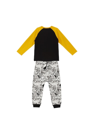 Denokids Mshb&g Rawr Erkek Çocuk T-shirt Pantolon Takım Çok Renkli