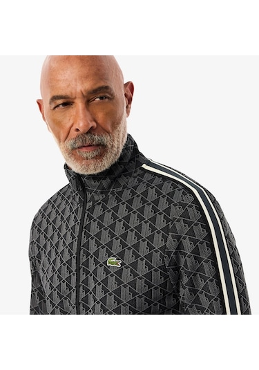 Lacoste Sh1368 Erkek Ceket Siyah