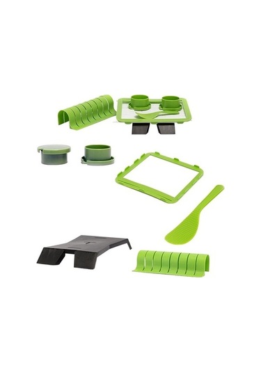 Ulzyvf Yapımcısı Suşi Seti Pişirme Pirinç Kalıp Hamur Gereçleri Duangduang Dıy 1 Kat Beyaz 1 Kat Beyaz