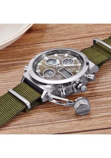 Leezsing Ohsen Erkek Moda Spor Dijital Saatler Su Geçirmez Işıklı Eller Kuvars Kol Saati