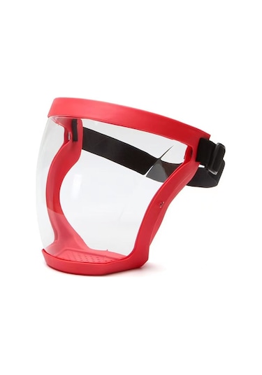 Toz Geçirmez Tam Yüz Koruyucu Maske Kaynak Kesme Ve Zımparalama Maskesi Red And White