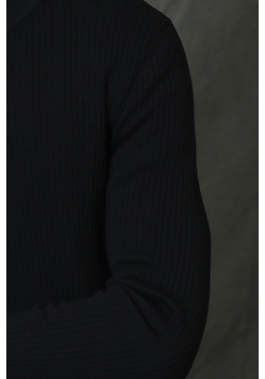 Lufian Grant Tam Balıkçı Erkek Kazak Lacivert 112090103100200 Lacivert