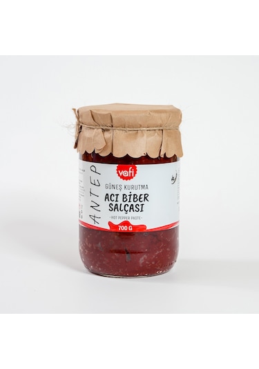 Vafi Antep Güneş Kurutma Acı Biber Salçası 700 Gr-7599