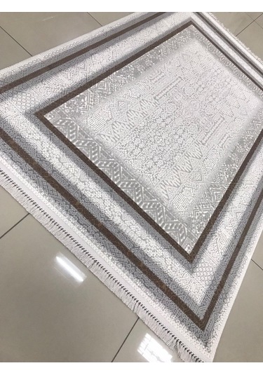 Padişah Halı Santo 77771 070 Serisi Akrilik Salon Oturma Yatak Odası Halısı Kahve