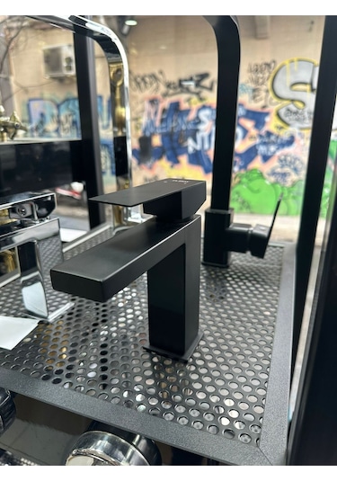 Boheme Fleko Rio Siyah Lavabo Bataryası Siyah