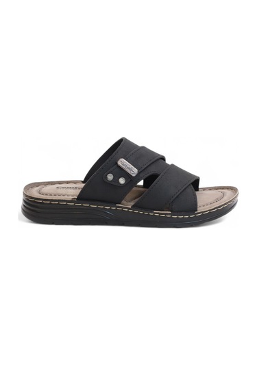 2159 Tam Anatomik Tabanlı Günlük,umre Ve Hac İçin Uyumlu Erkek Terlik Siyah