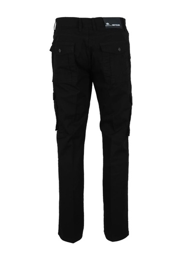 Modarar Erkek Keten Kargo Pantolon Siyah Renk Rar01442