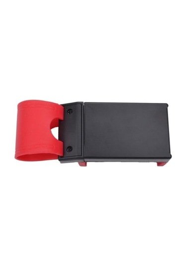 Jms Güçlü Taşıma Kapasitesi Profesyonel Evrensel Araç Direksiyon Cep Telefon Tutucu Kırmızı