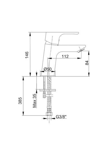 Eca Niobe 102188053 Lavabo Bataryası