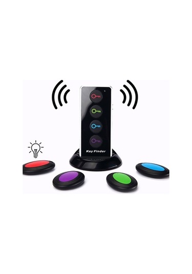 4'ü 1 Arada Kablosuz Anahtar Bulucu - 30 Metre Menzilli Alarmlı Takip Cihazı