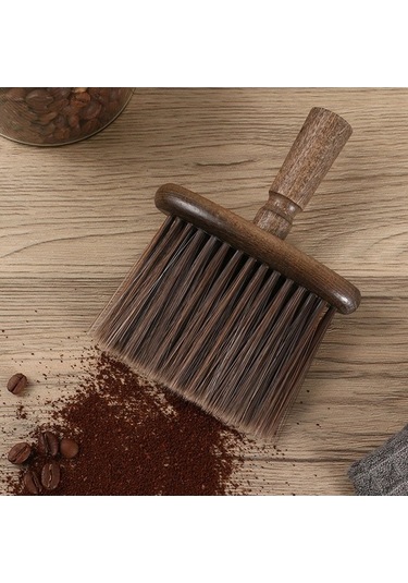 Pazly Temizleme Tanesi Suntek Öğütücü Kahve Fırçası Up Kahverengi