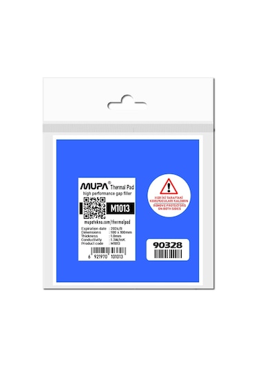 Mupa Termal Ped / Thermal Pad 1.0Mm 1.3W/Mk 10X10Cm M1013